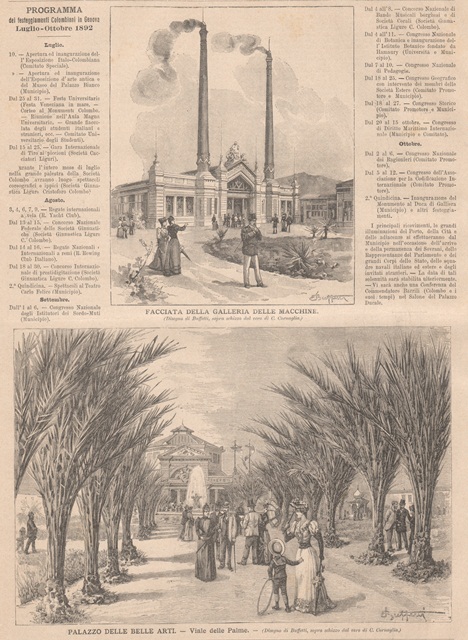 Facciata della galleria delle macchine - Palazzo delle Belle Arti, …