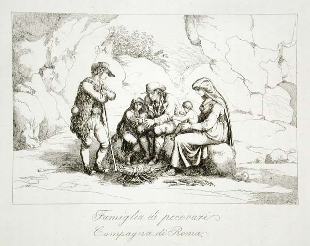 Famiglia di pecorari / Campagna di Roma