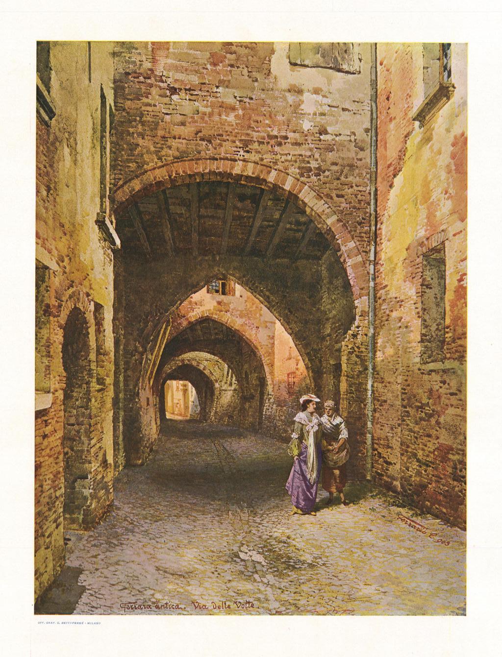 Ferrara antica. Via delle Volte