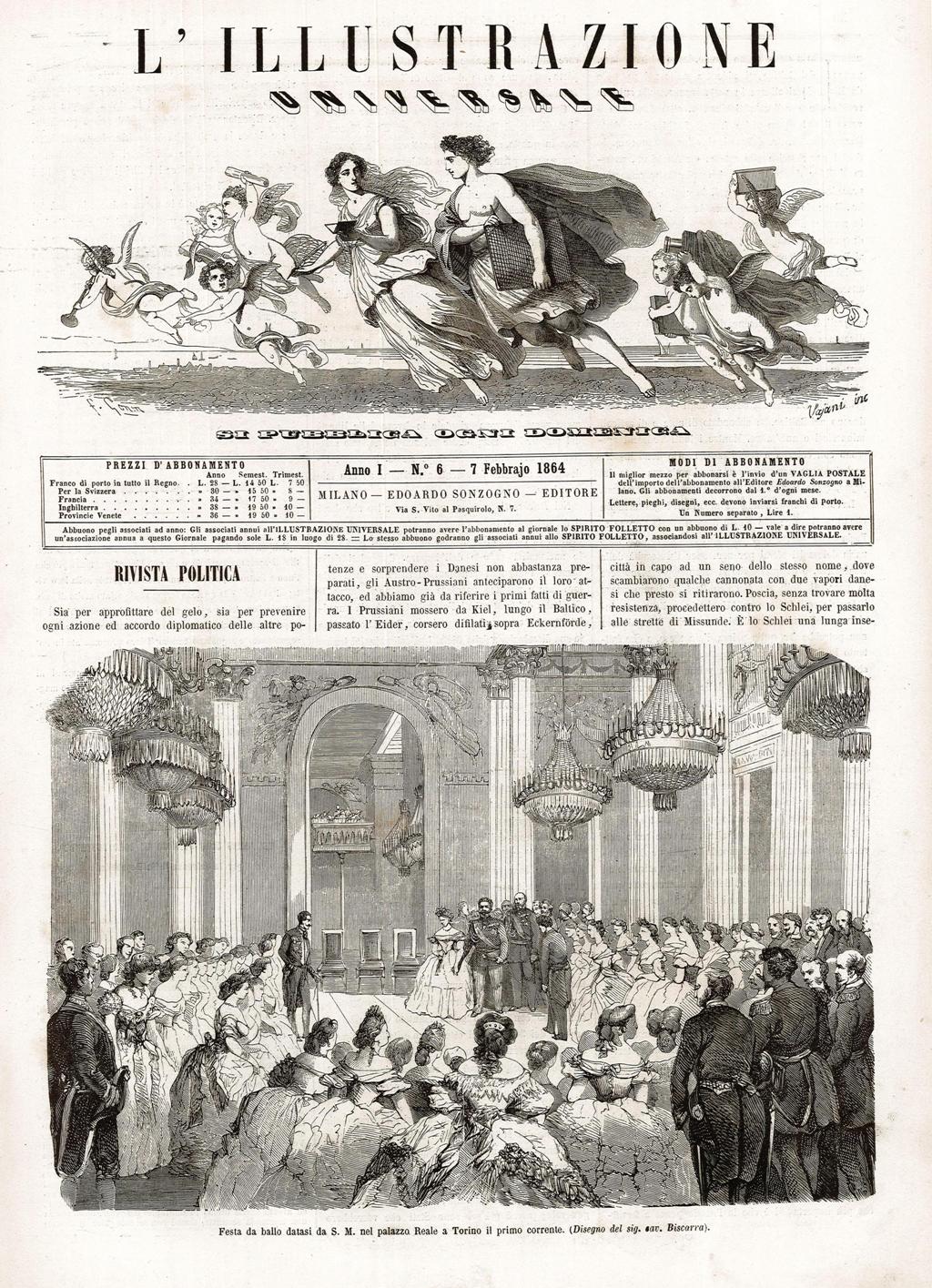 Festa da ballo datasi da S.M. nel Palazzo Reale a …