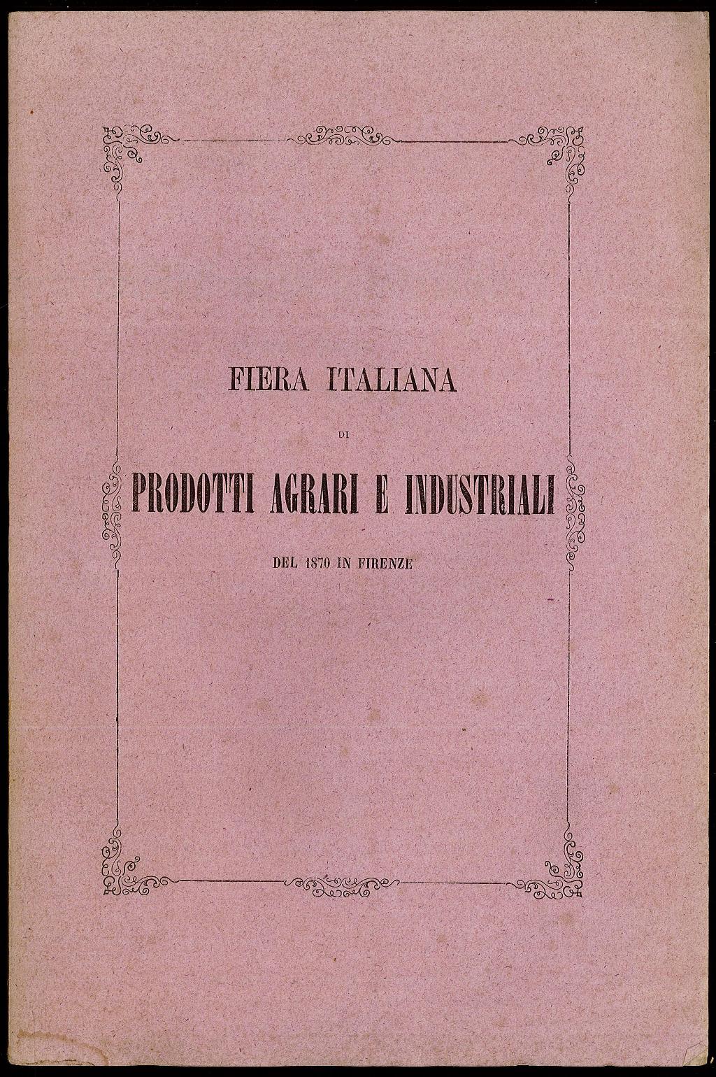 Fiera italiana di prodotti agrari e industriali