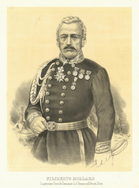 Filiberto Mollard / luogotenente Generale Comandante la 3° Divisione dell'Armata …