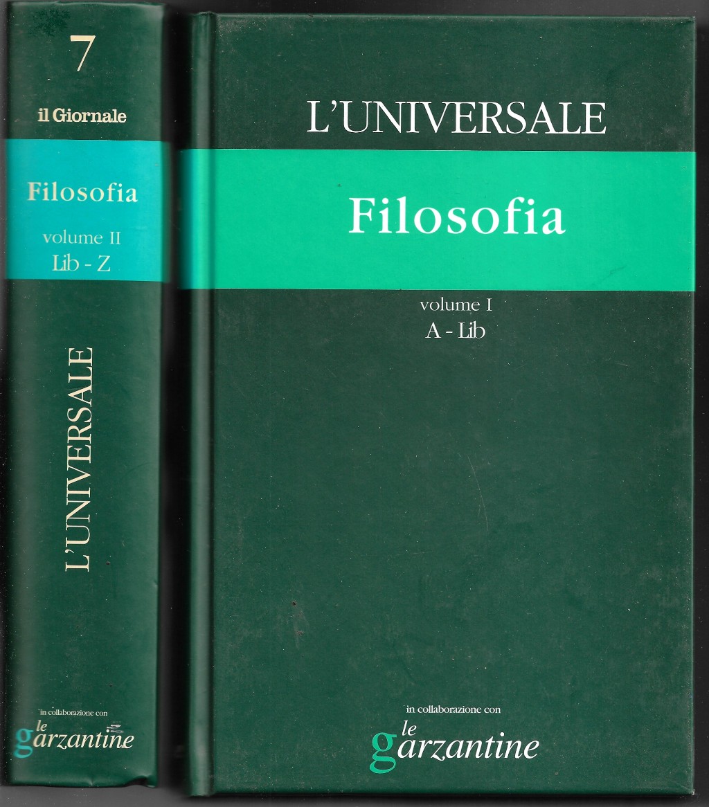 Filosofia Vol I A-Lib - Filosofia Vol II Lib-Z