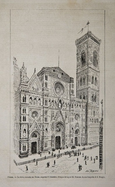 Firenze / La nuova facciata del Duomo, scoperta il 6 …