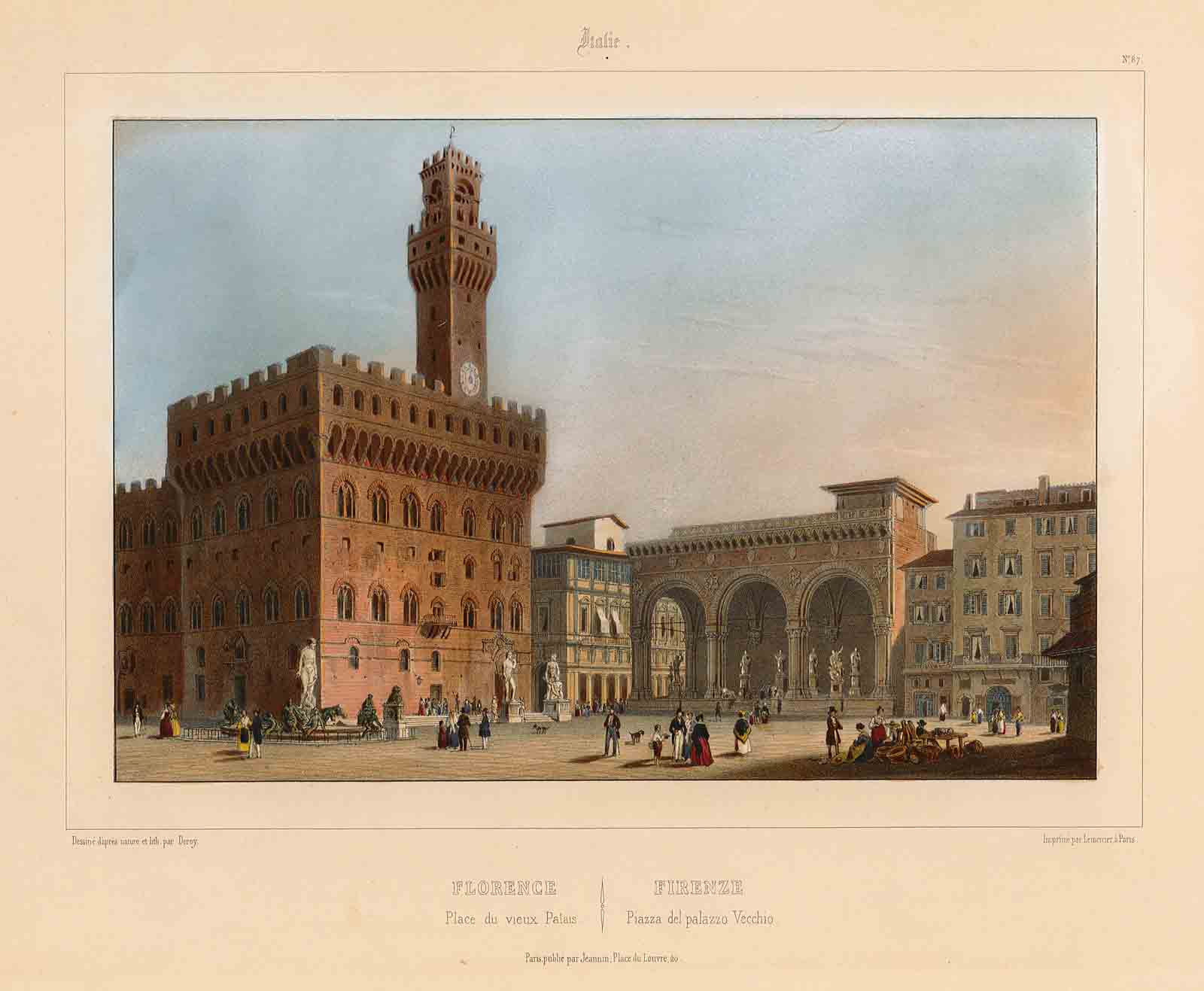 Firenze Piazza del Palazzo Vecchio