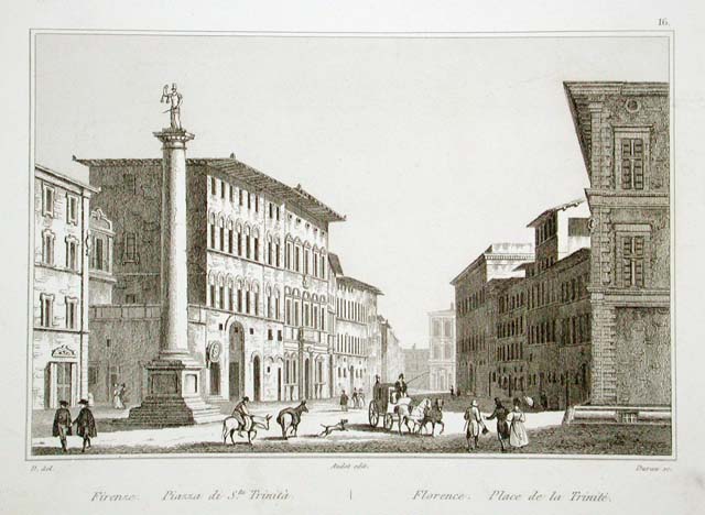 Firenze. Piazza di S.ta Trinità