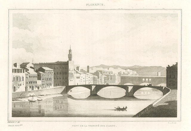 Florence / Pont de La Trinité sur l'Arno