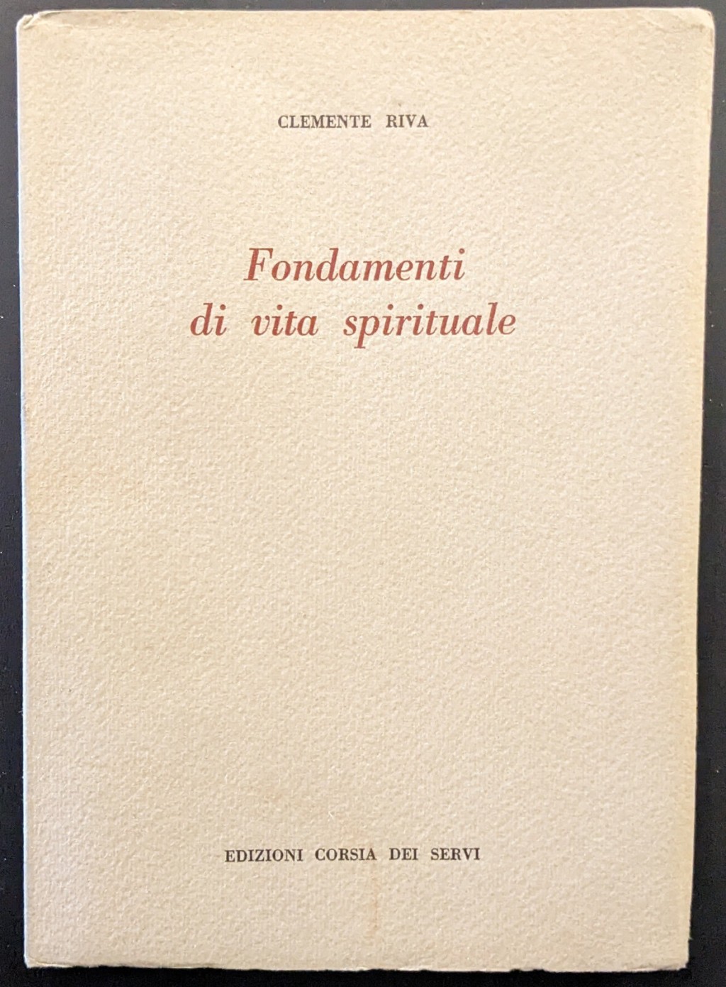 Fondamenti di vita spirituale
