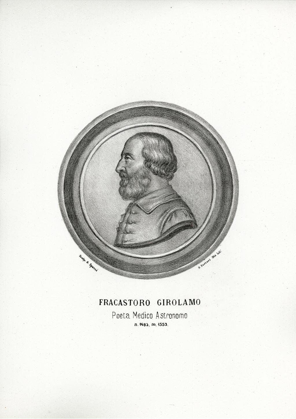 Fracastoro Girolamo Poeta Medico Astronomo n. 1483 m. 1553