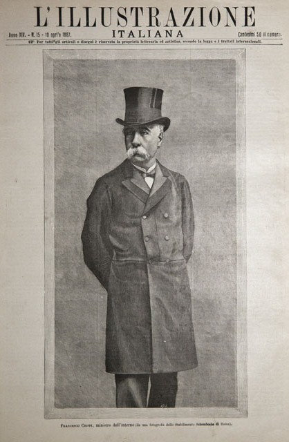 Francesco Crispi, ministro dell’interno