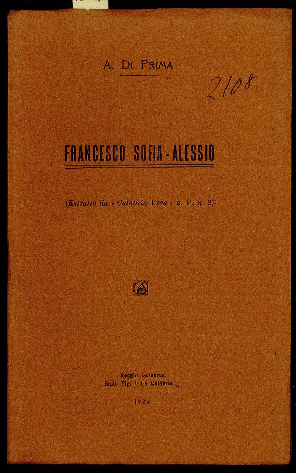 Francesco Sofia - Alessio