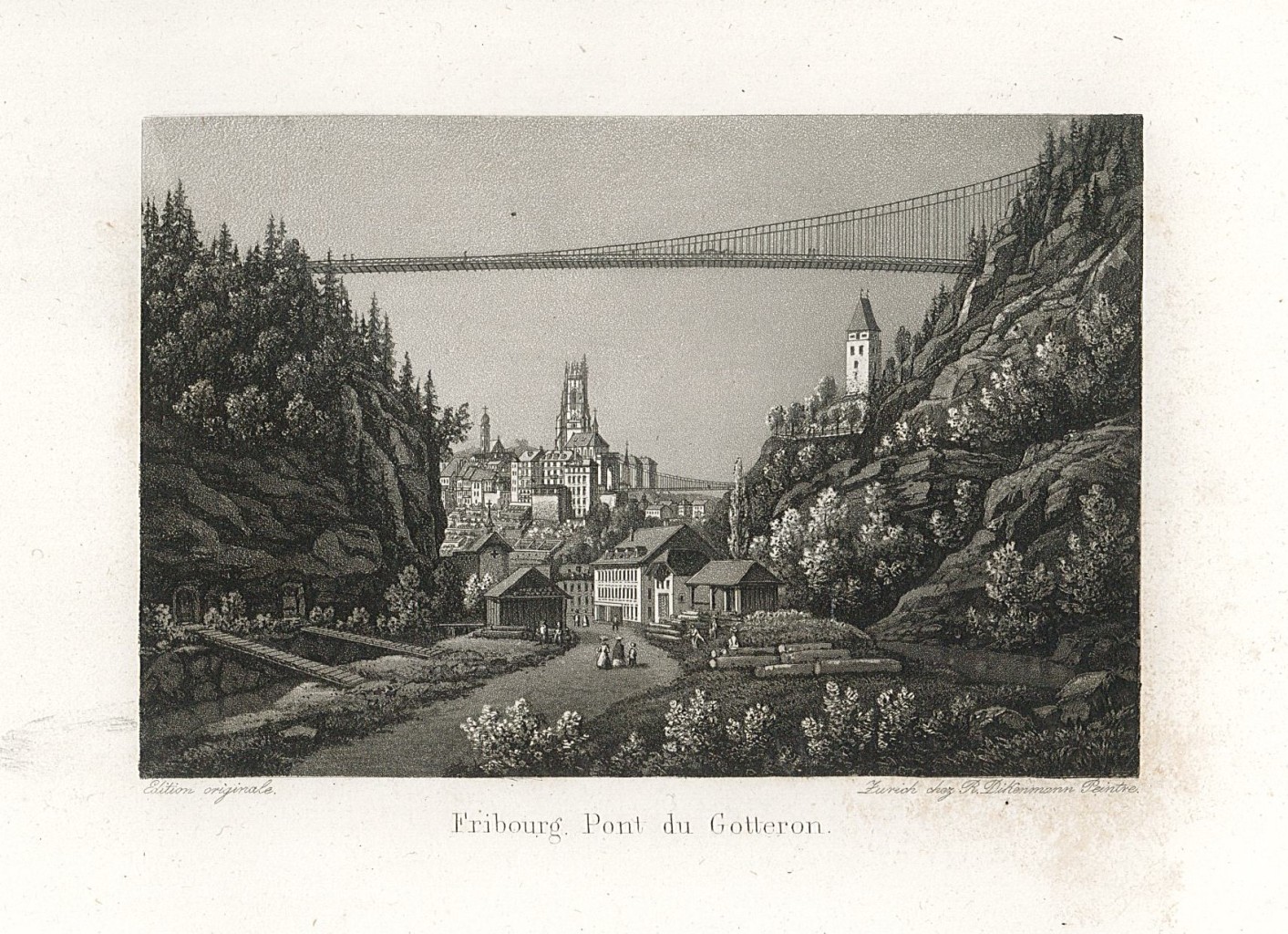 Fribourg Pont du Gotteron