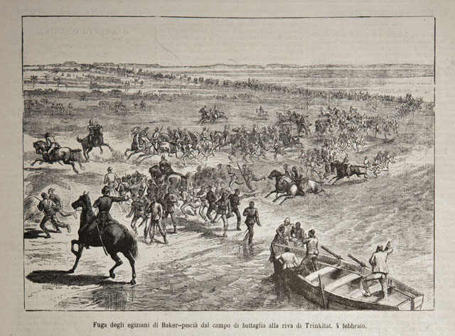 Fuga degli egiziani di Baker-pascià dal campo di battaglia alla …