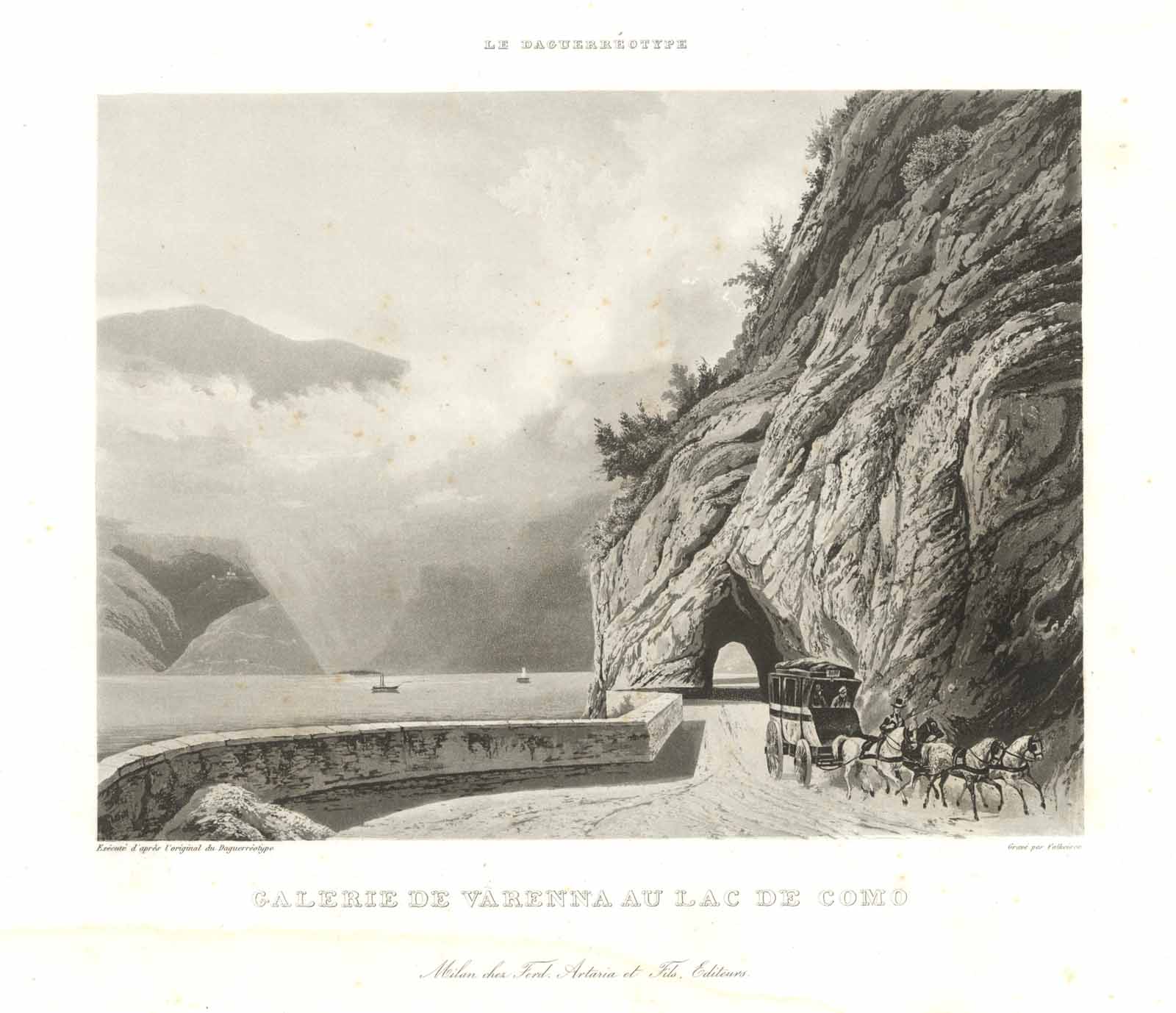 Galerie de Varenna au lac de Como