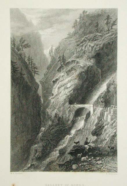 Gallery of Gondo. / (Simplon)
