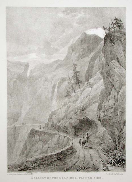 Gallery of the Glaciers, Italian side