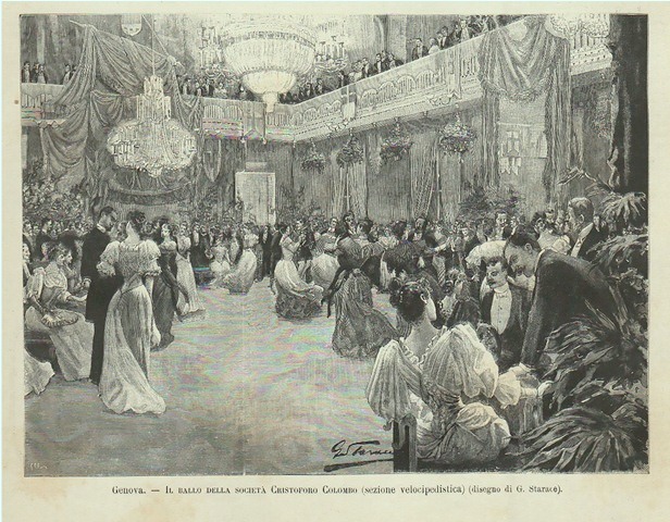Genova - Il ballo della società Cristoforo Colombo