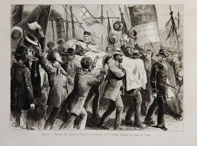 Genova / Sbarco del generale Garibaldi, la mattina dell’8 ottobre