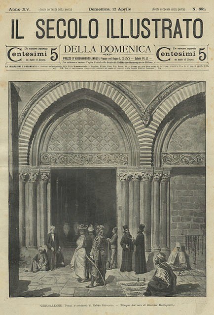 Gerusalemme: Porta d’ingresso al Santo Sepolcro