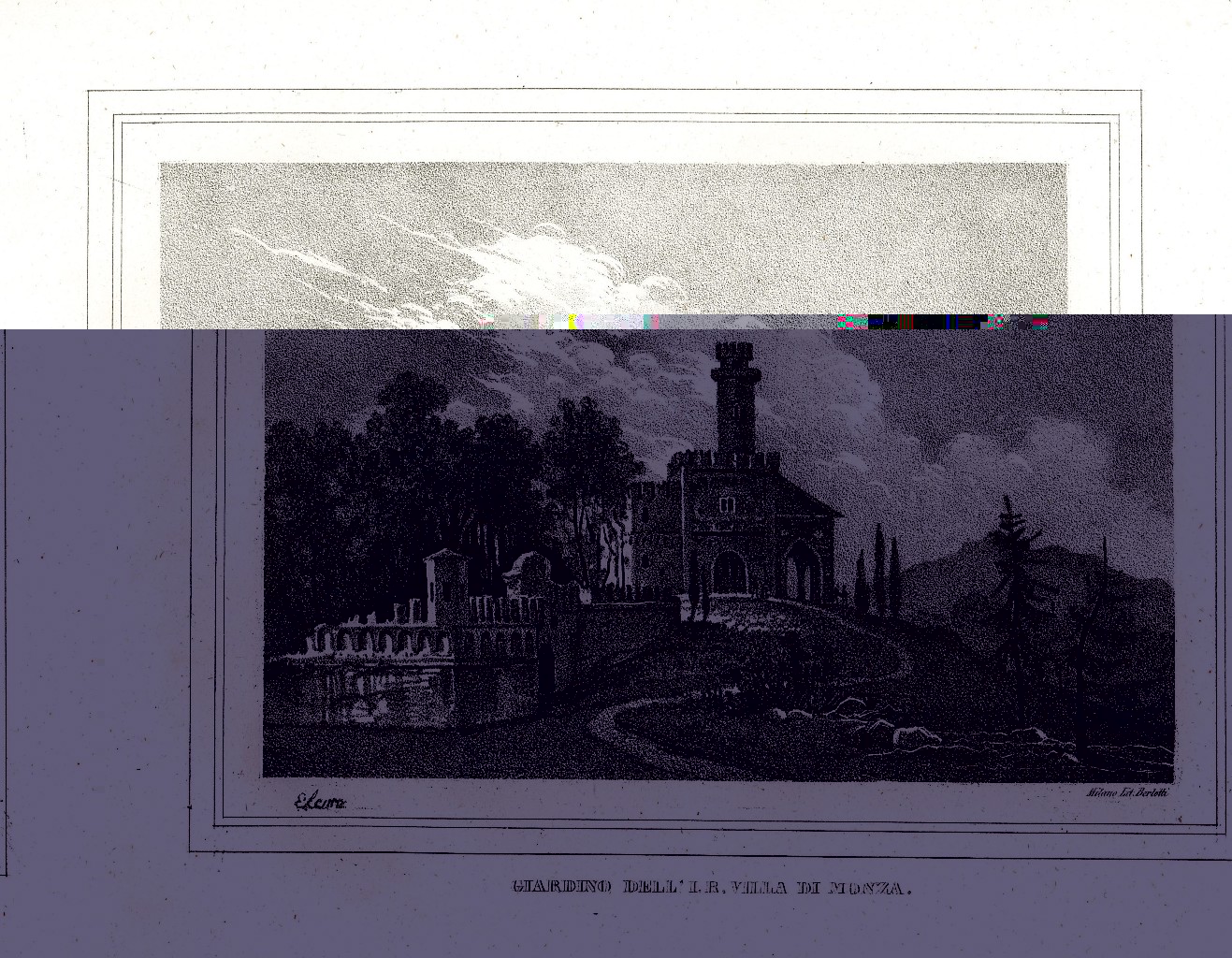 Giardino dell' I. R. Corte di Monza