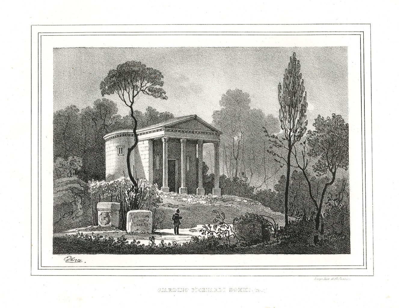 Giardino Piccenardi Sommi. Tav.1