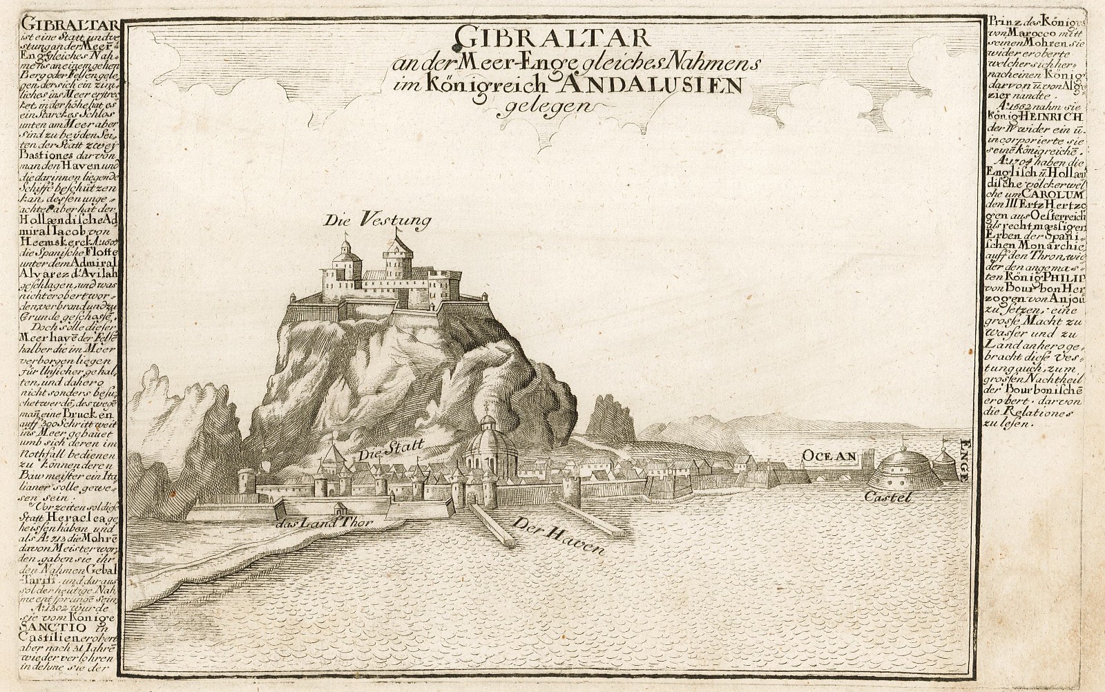 Gibraltar ander Meer-Enge .
