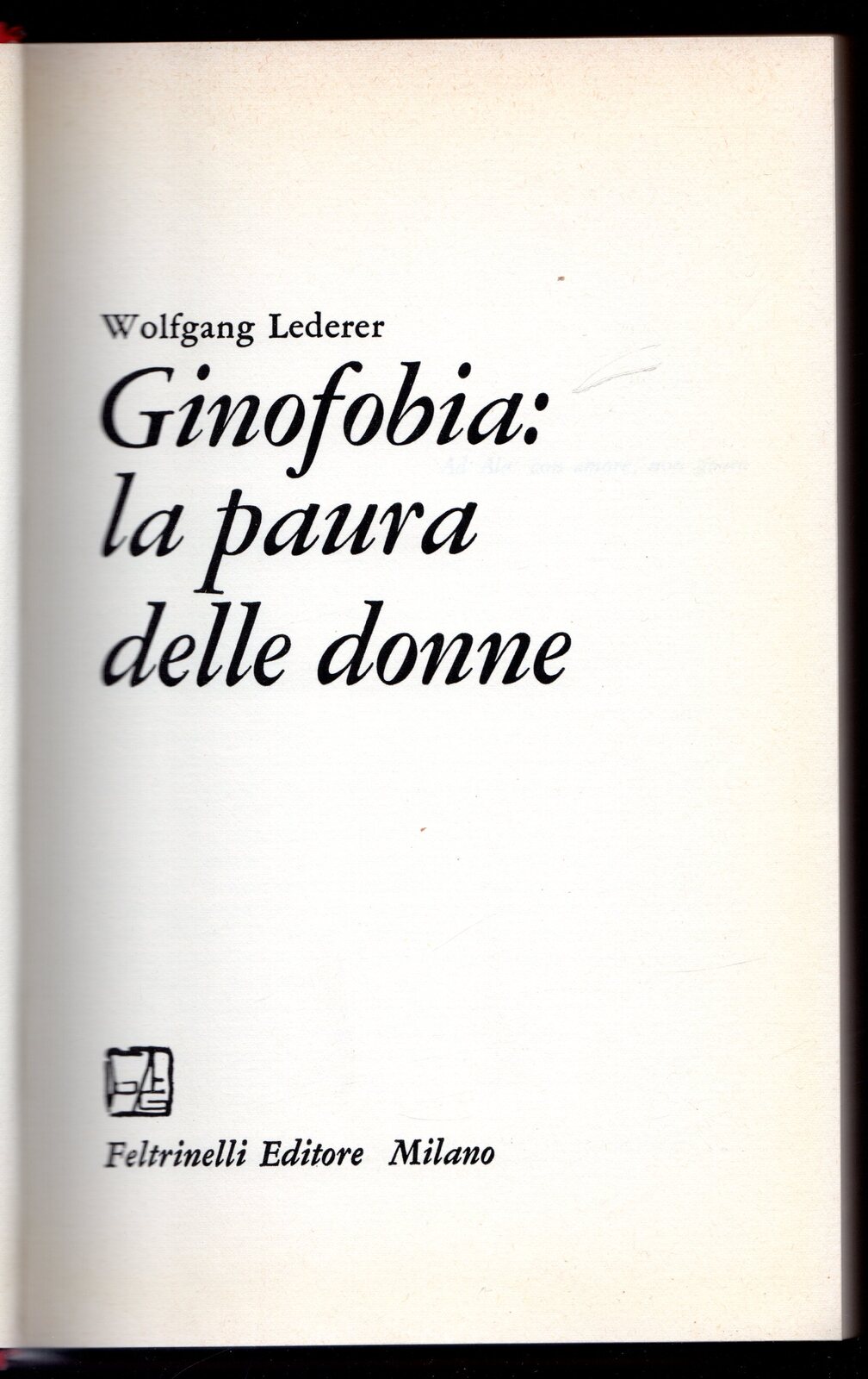 Ginofobia: la paura delle donne