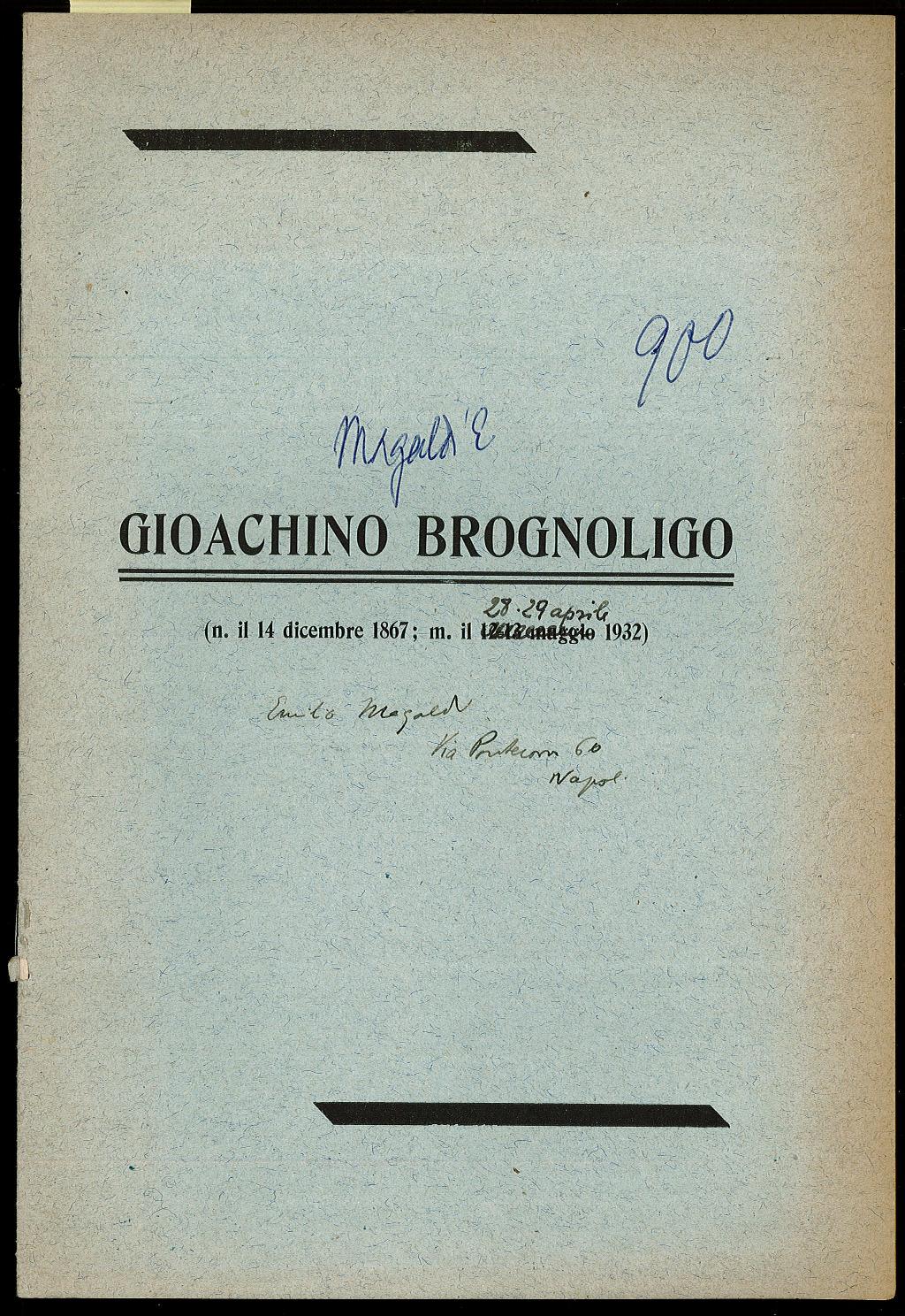 Gioachino Brognoligo