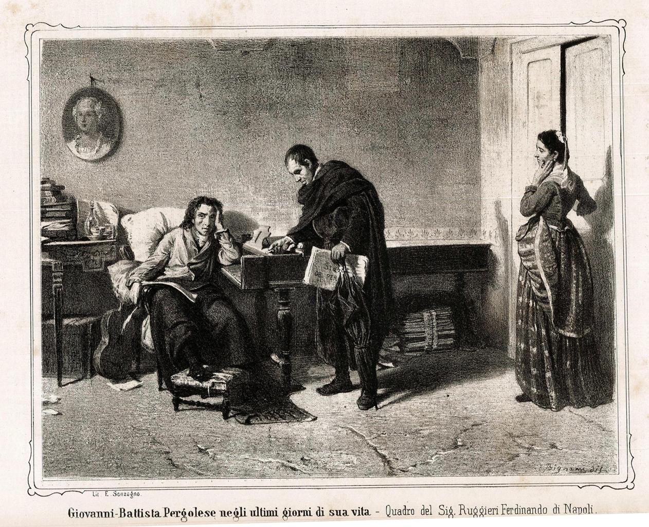 Giovanni Battista Pergolese negli ultimi giorni di sua vita