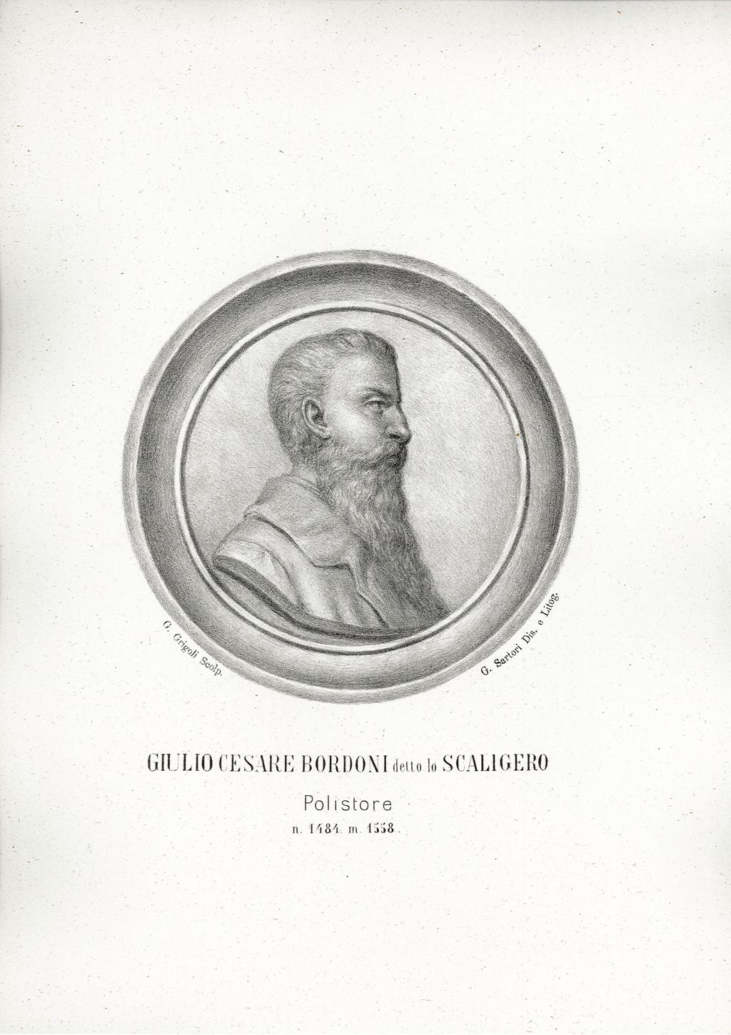 Giulio Cesare Bordoni detto lo Scaligero Polistore n. 1484 m. …