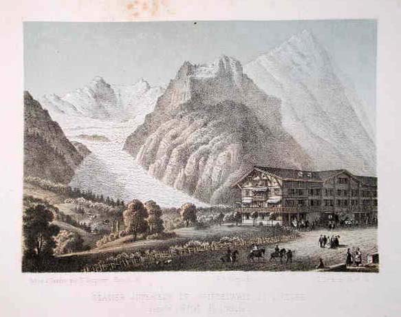 Glacier inferieur de Grindelwald .