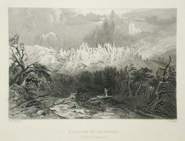 Glacier of Bossons./ (Valley of Chamouni)
