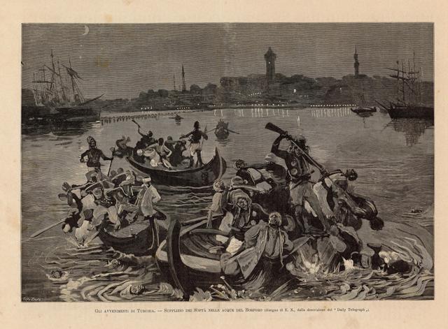 Gli avvenimenti di Turchia - Supplizio dei Softà nelle acque …