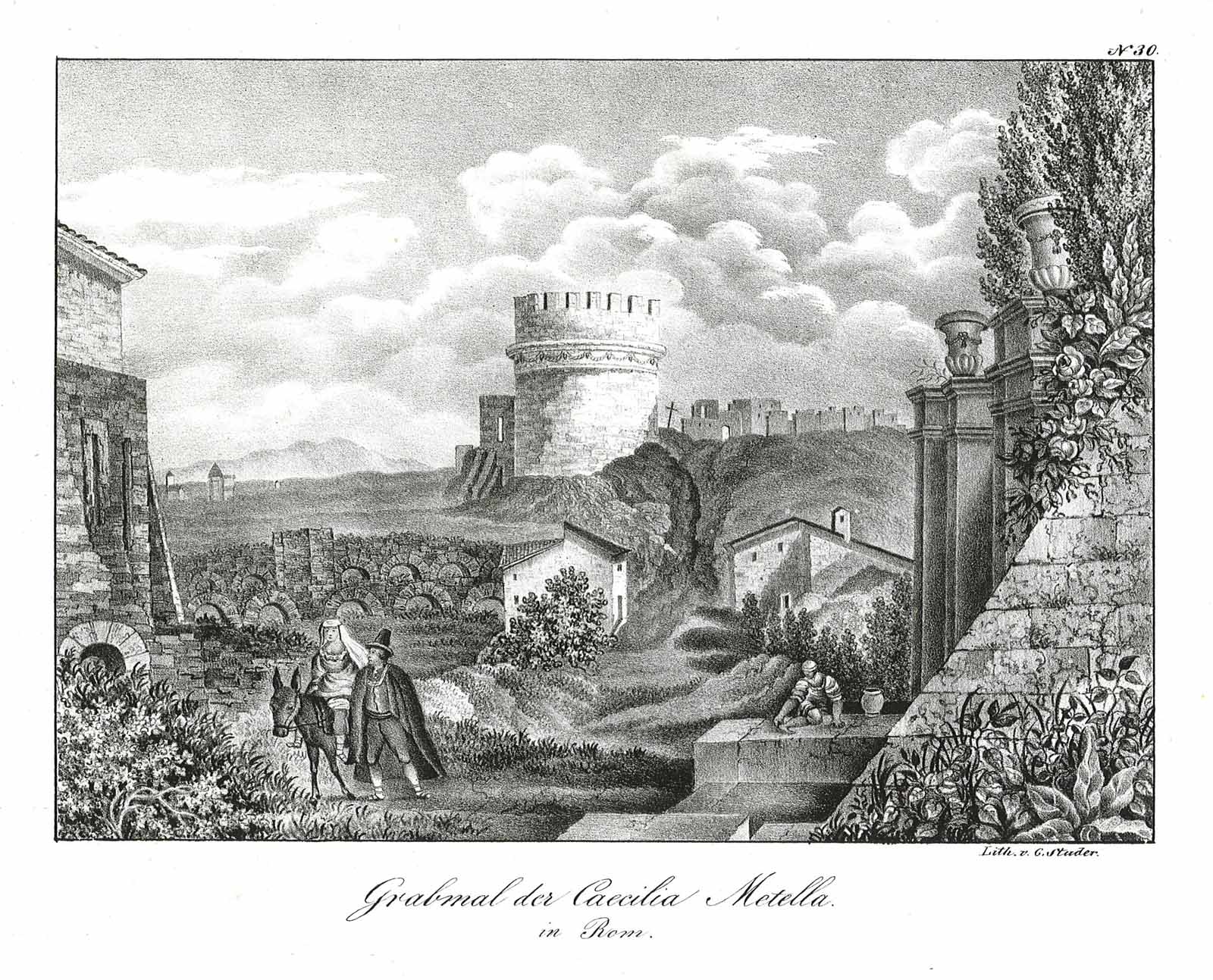 Grabmal der Caecilia Metella / in Rom