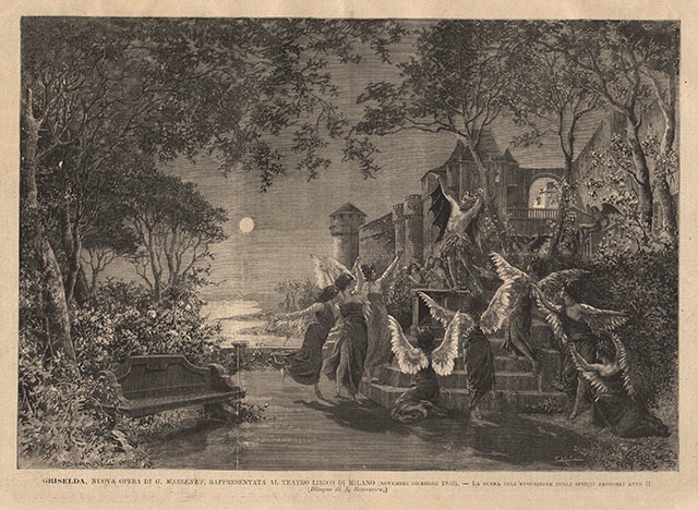 Griselda, nuova opera di G. Massenet, rappresentata al Teatro Lirico …