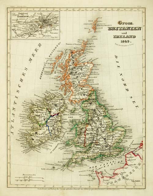 Gross-Britanien und Ireland 1849