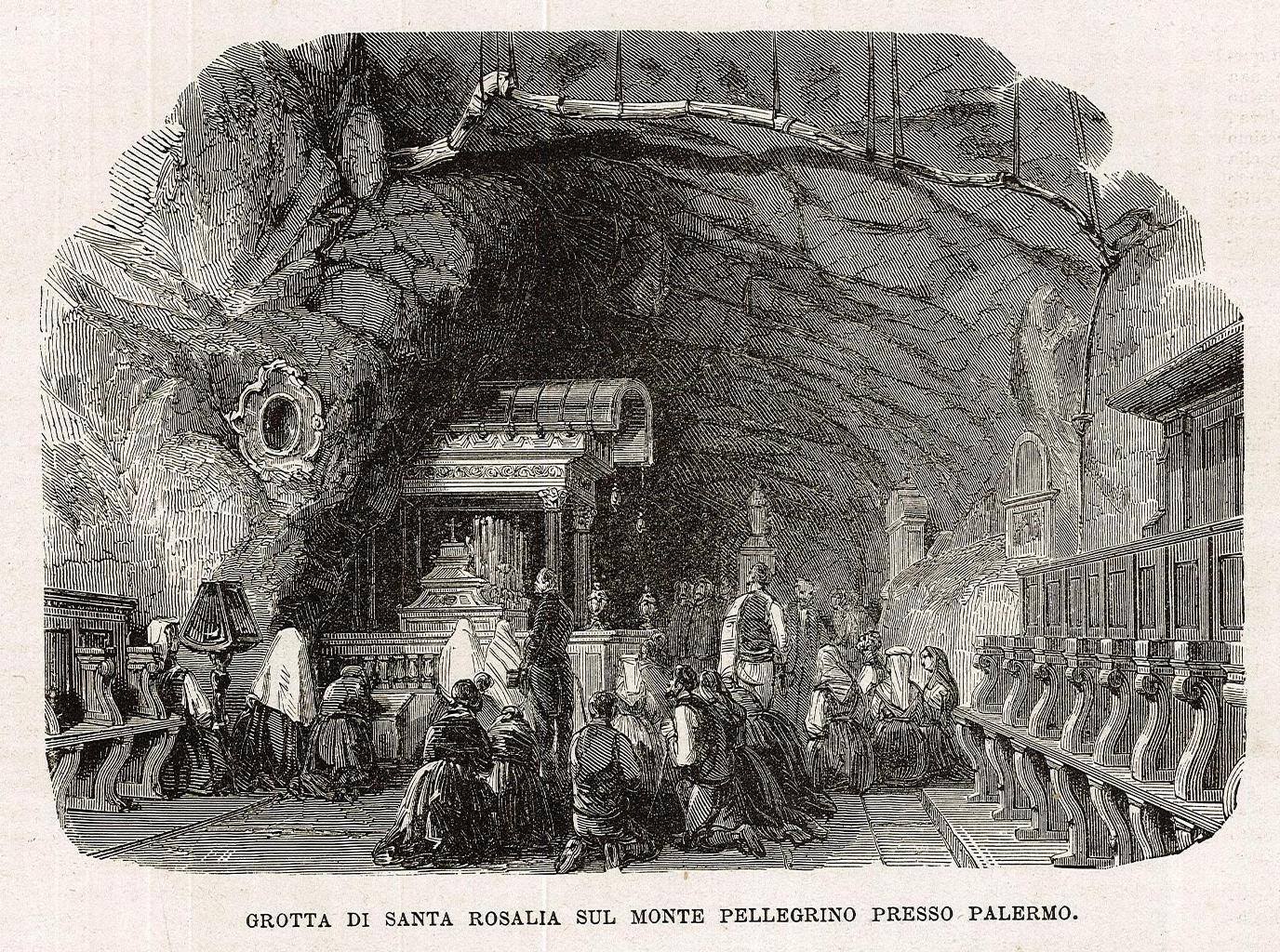 Grotta di Santa Rosalia sul monte Pellegrino presso Palermo