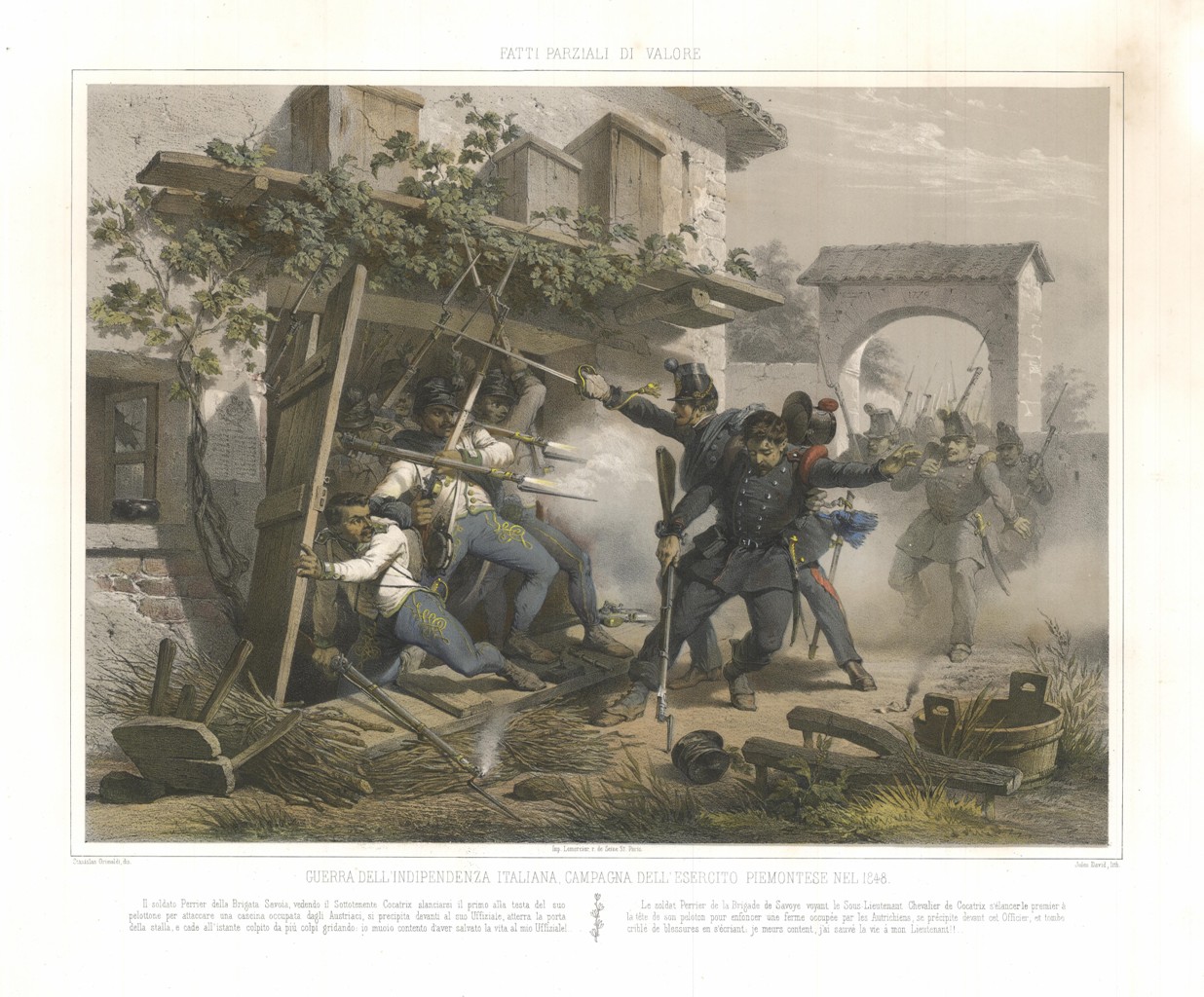 Guerra dell'Indipendenza d'Italia. Esercito piemontese nel 1848