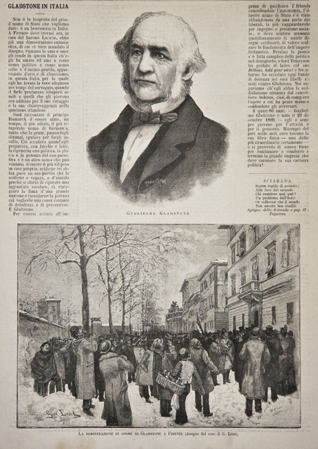 Guglielmo Gladstone / La dimostrazione in onore di Gladstone a …