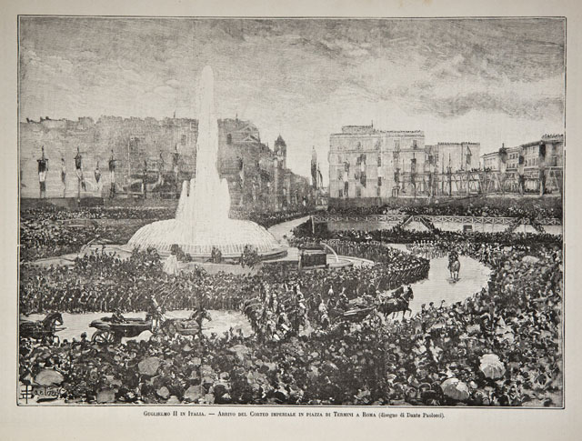 Guglielmo II in Italia / Arrivo del Corteo imperiale in …