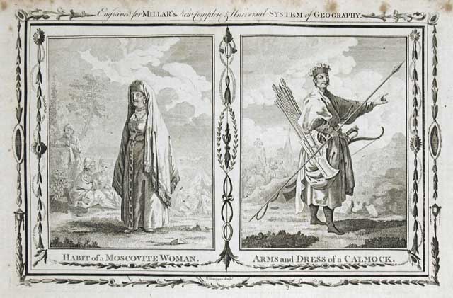 Habit of a moscovite woman - Arms and dress of …