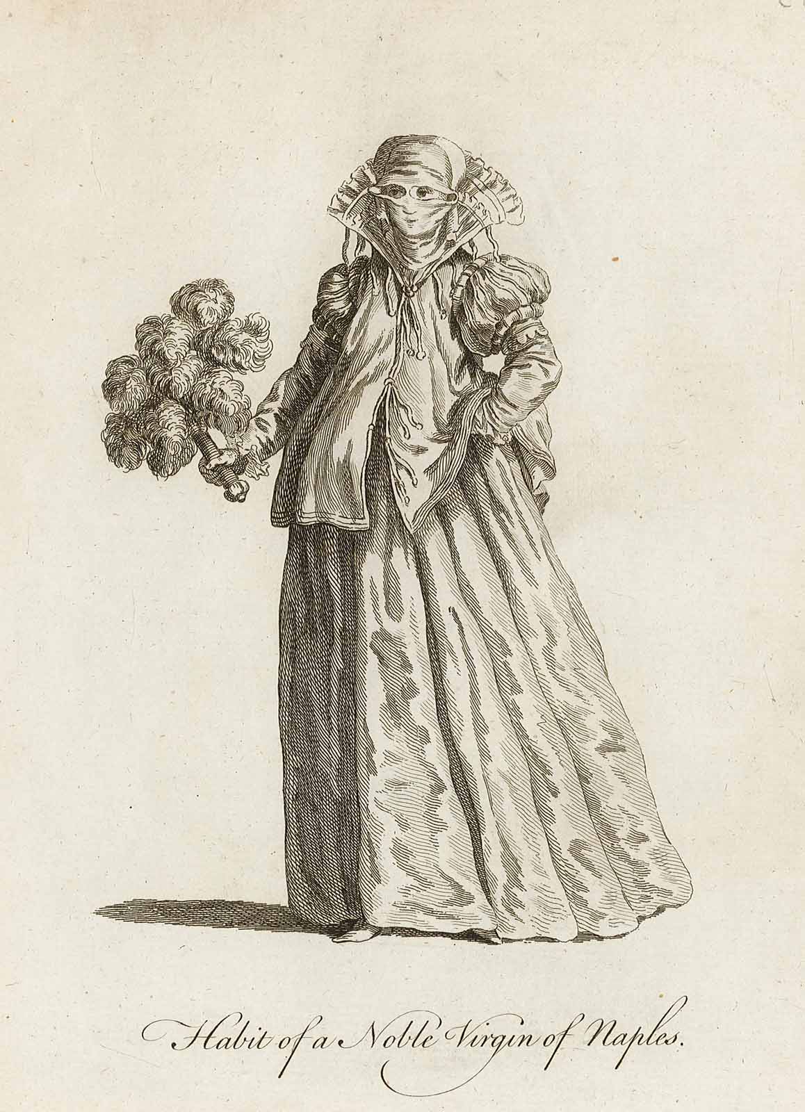 Habit of a Noble Virgin of Naples