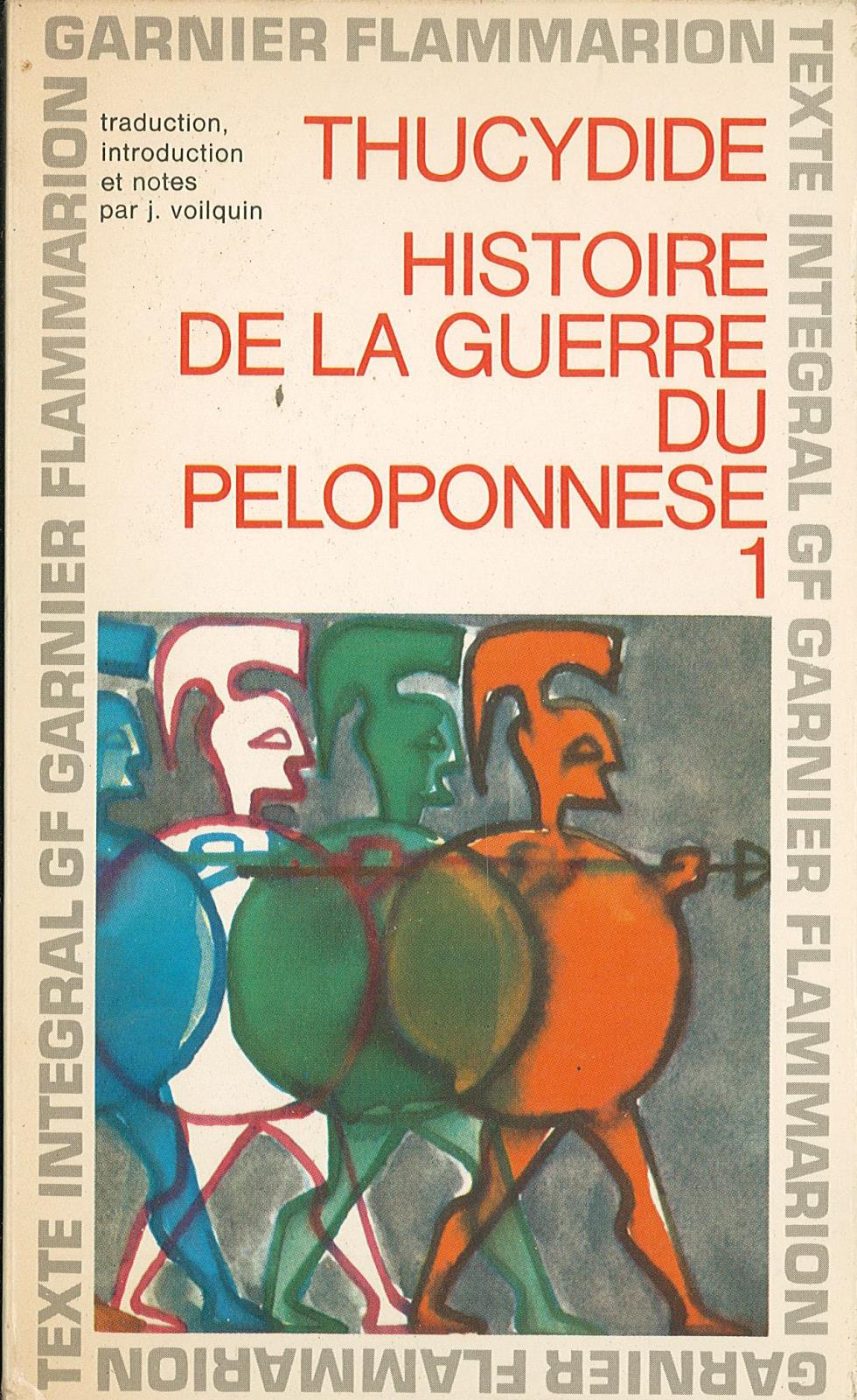 Histoire de la guerre du Peloponnese 1