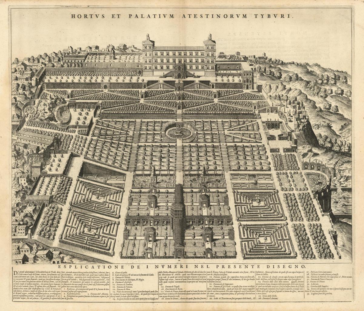 Hortus et Palatium Atestinorum Tyburi
