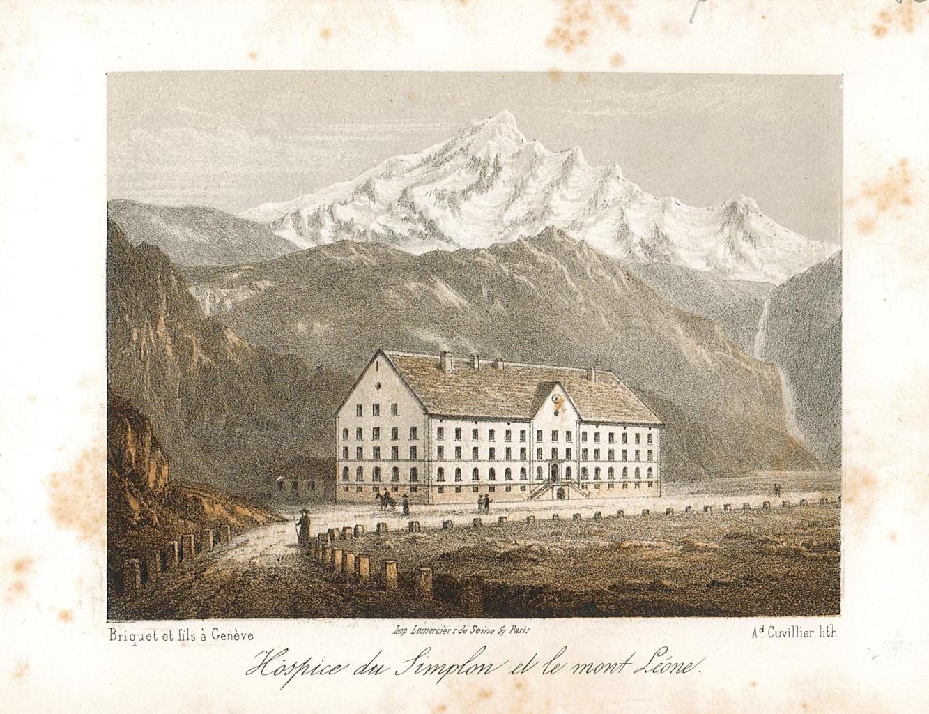 Hospice du Simplon et le mont Léone