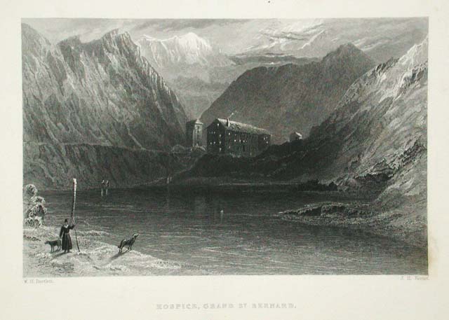 Hospice, Grand St. Bernard./ (Vallais)