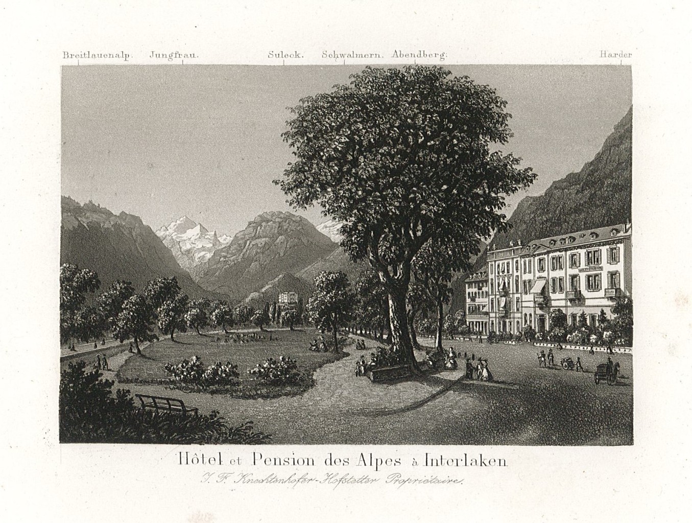 Hotel et Pension des Alpes à Interlaken