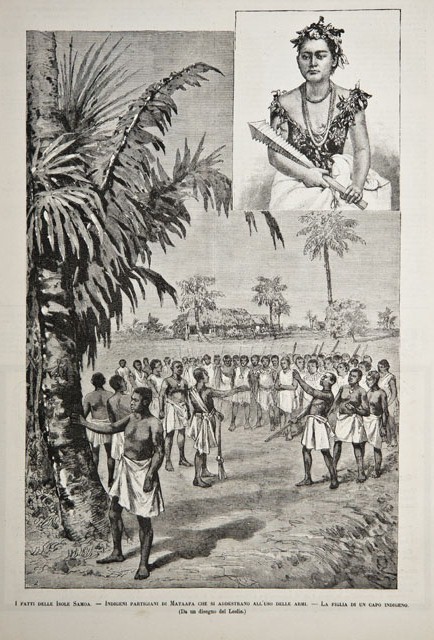 I fatti delle Isole Samoa / Indigeni partigiani di Mataafa …