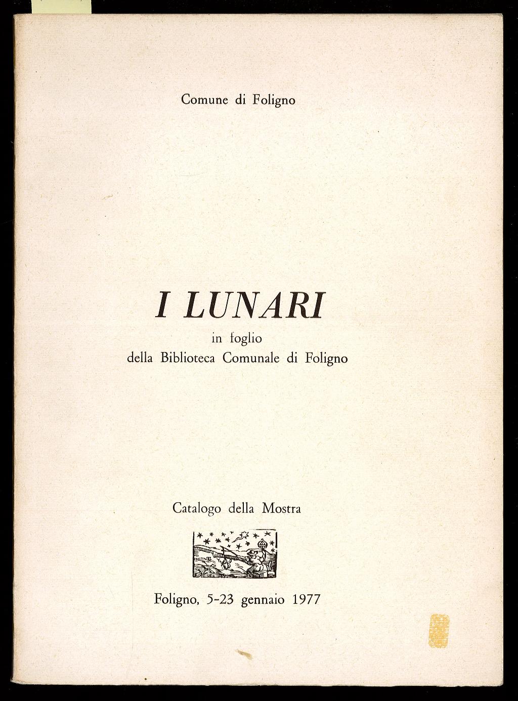I Lunari in Foglio della Biblioteca Comunale di Foligno
