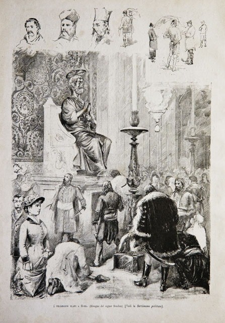 I pellegrini slavi a Roma